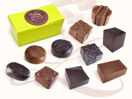 Assortiment de chocolats Noir&Lait