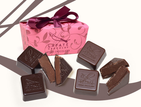 Chocolats Noir&Lait fourrés au praliné