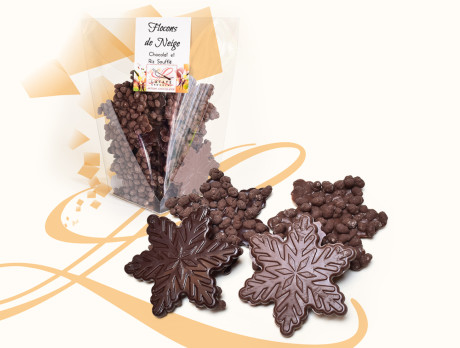 Flocons de neige Riz soufflé au chocolat 200g