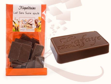 Napolitains Lait sans sucre 100g