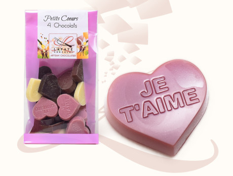 Petits Coeurs 4 Chocolats 100g