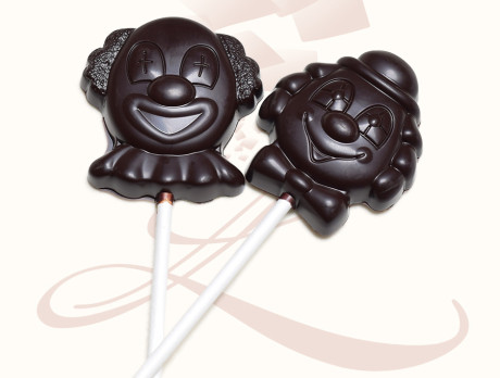 Sucette Clown Chocolat Noir