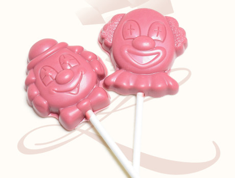 Sucette Clown Chocolat Ruby