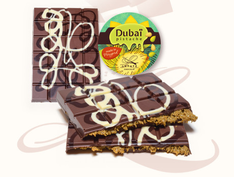 Tablette Dubaï Lait Pistache 200g