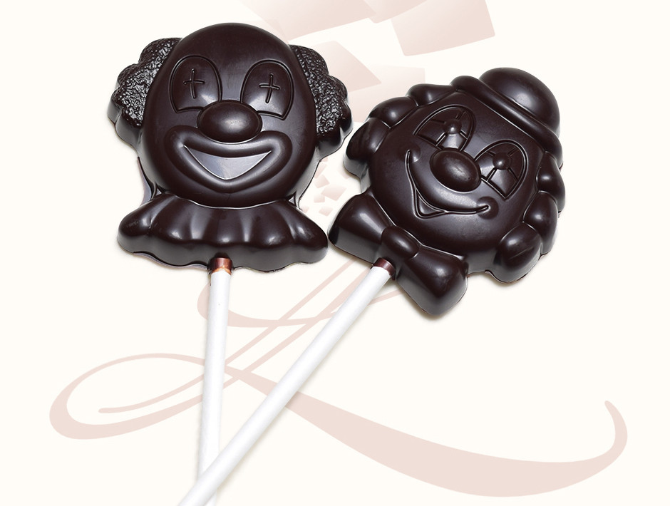 Sucette Clown Chocolat Noir
