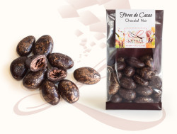 Fèves de Cacao au Chocolat Noir 150g