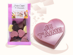 Petits Coeurs 4 Chocolats 100g