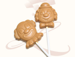 Sucette Clown Chocolat Ivoire