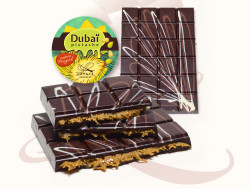 Tablette Dubaï Noir Pistache 200g